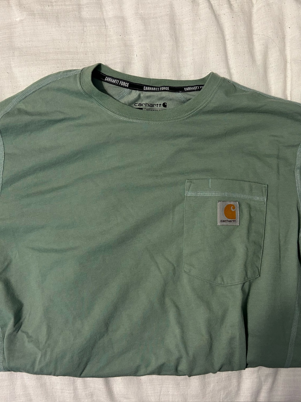 Carhartt WIP Short-Sleeve Pocket Tee in Sage